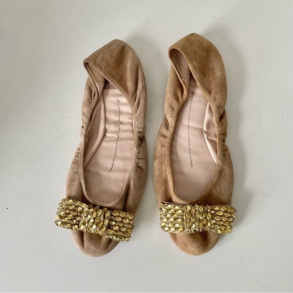 Dolce Vita Suede Bow Ballet Flats